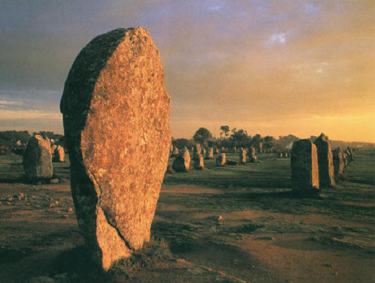 Камень Бризе, мегалитический комплекс Карнак,Франция